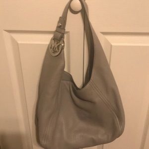 Michael Kors Gray Leather Purse and Wallet